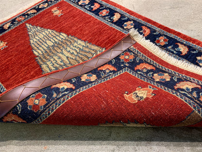 2'x3' Hand-Knotted 100% Wool Noel Rug - Area Carpet