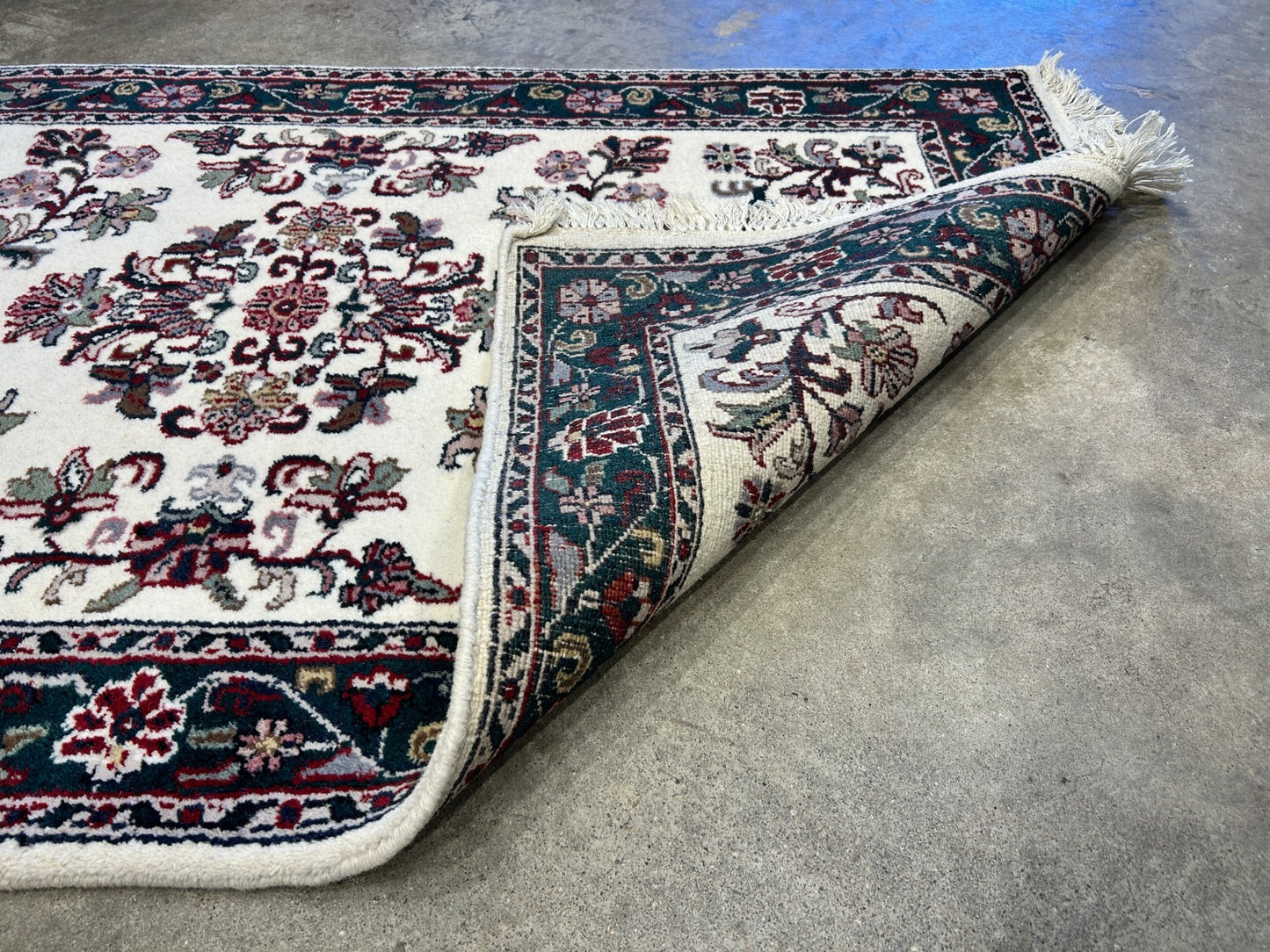 3'x5'1" Hand-Knotted 100% Wool Pile All-Over Kashane Design Area Rug
