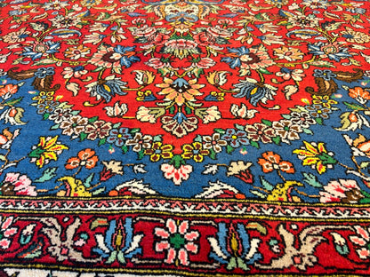 8'4"x11'11" Hand-Knotted 100% Wool Pile Bakhtiarie Rug