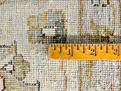 6'7"x9'9" Hand-Knotted 100% Wool Pile Indian Agra Carpet - Area Rug