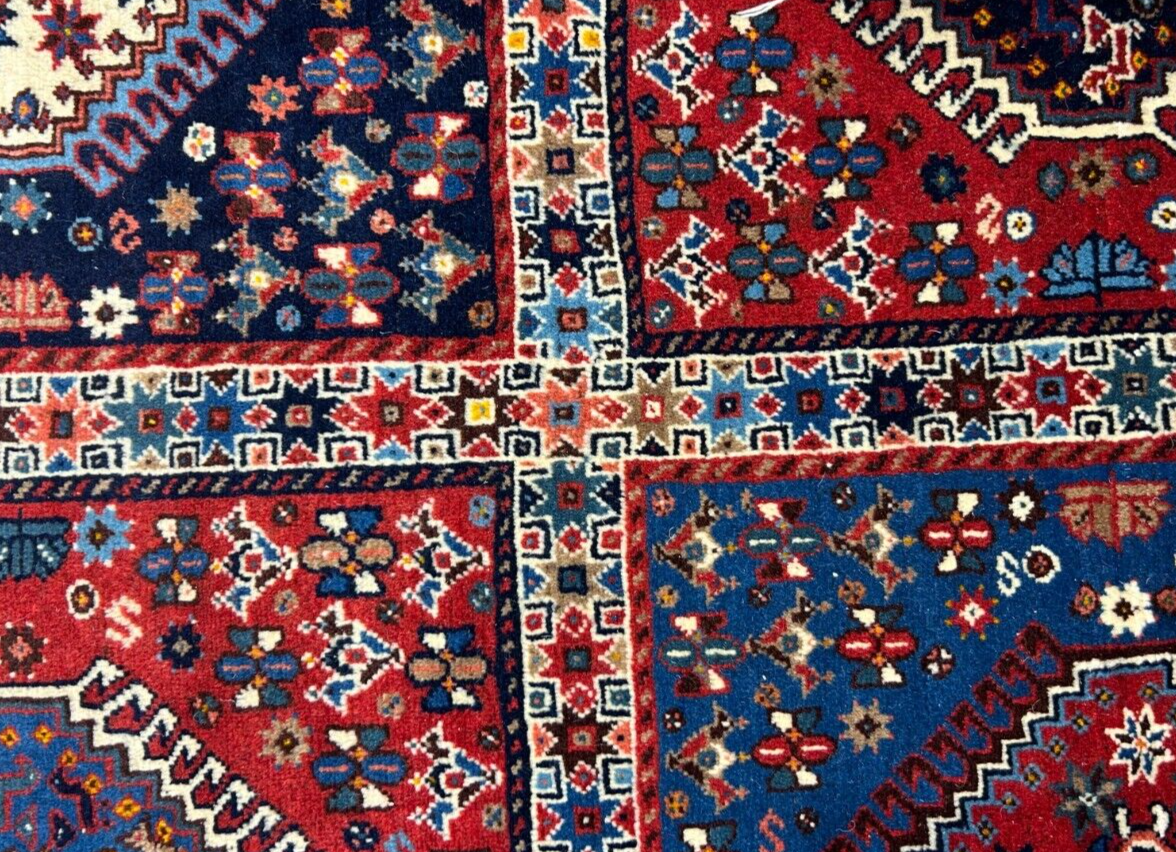 7'x9'7" Hand-Knotted 100% Wool Pile Yalame Carpet - Area Rug