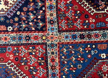 7'x9'7" Hand-Knotted 100% Wool Pile Yalame Carpet - Area Rug