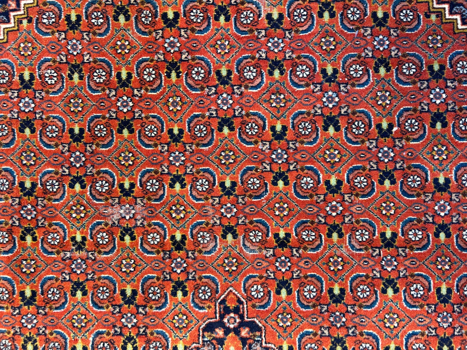 8'6"x12' Hand-Knotted 100% Wool Pile IndoBijar Rug