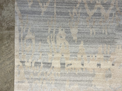 6'x8'11" Hand-Knotted 100% Wool Pile Modern Rug