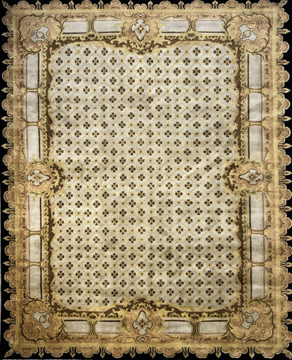 8’2”x10’1” Hand-Knotted 100% Wool Pile Oriental Area Rug - Carpet