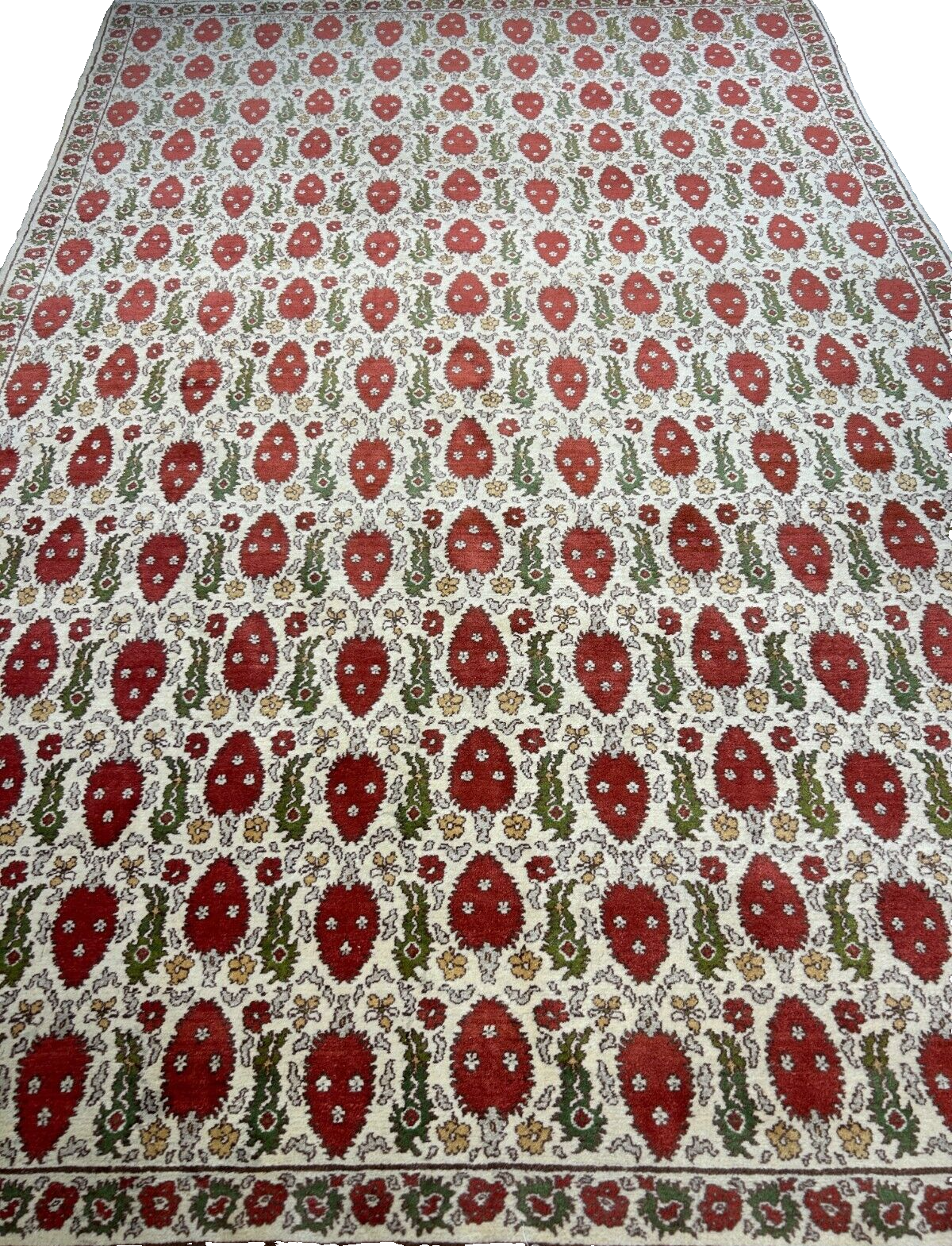 6'1"x9'2" Hand-Knotted 100% Wool Pile Turkish Carpet - Area Rug