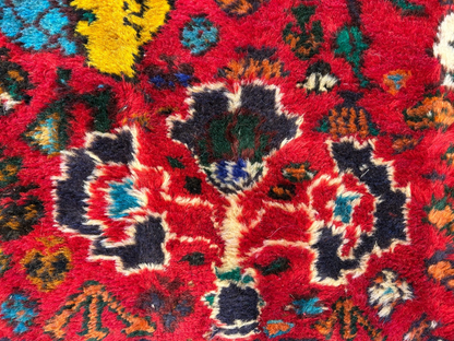 4'2"x5'3" Gorgeous Hand-Knotted 100% Wool Pile Pictorial Area Rug - Carpet