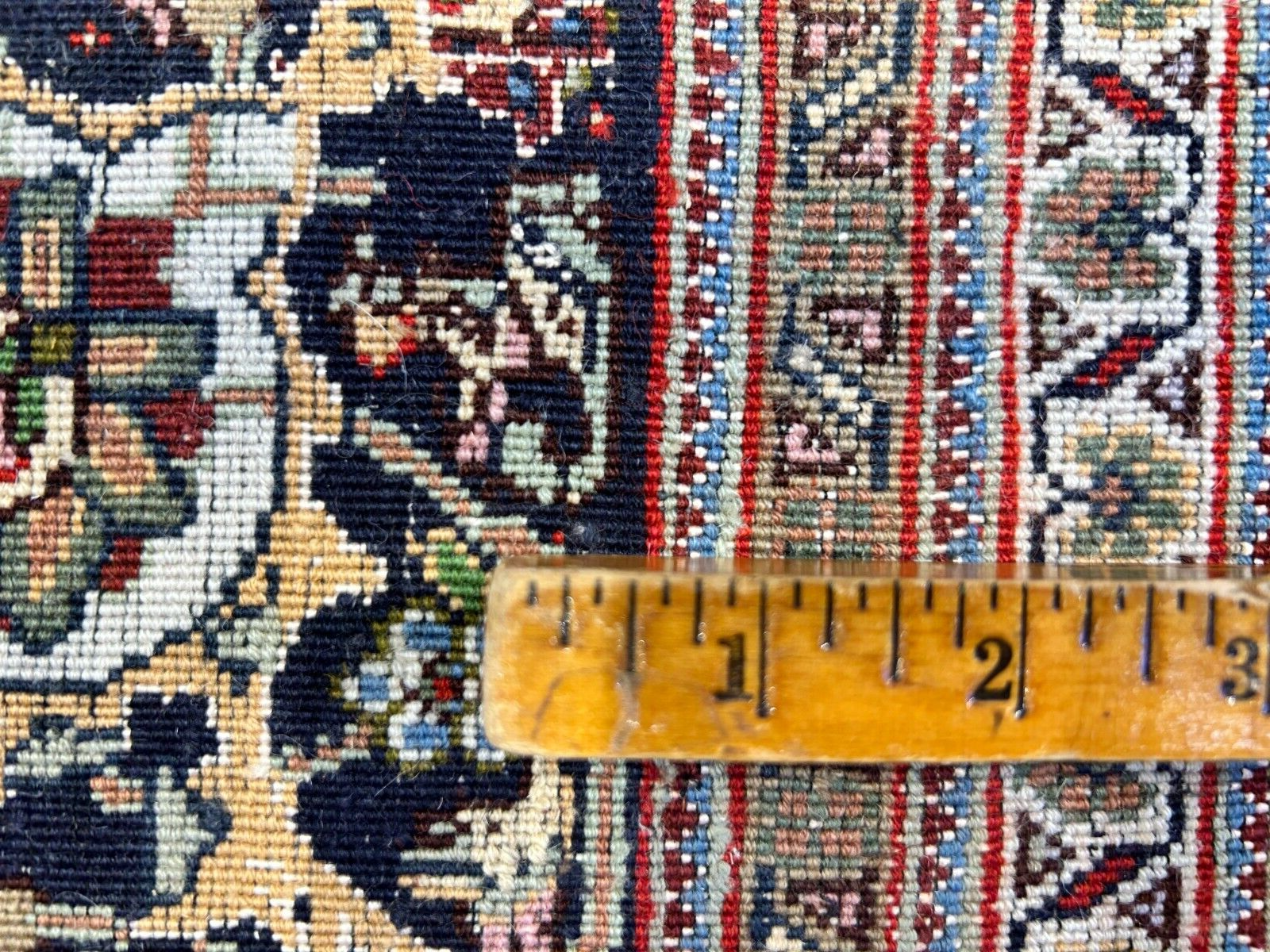 6'8"x9'8" Fine Hand-Knotted Wool & Silk Oriental Tabrize Rug - Area Carpet