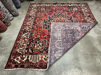 10'3"x12'2" Hand-Knotted 100% Wool Pile Bakhtiarie Rug