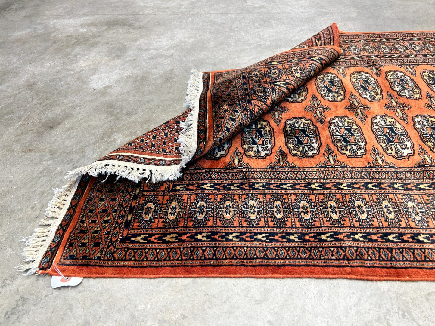 2'8"x3'11" Hand-Knotted 100% Wool Pile Bokhara Rug