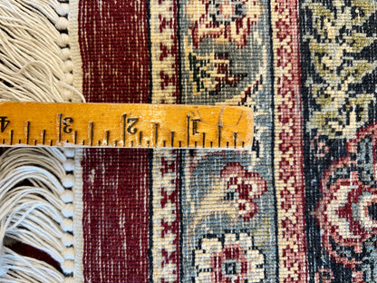 9'1"x12'4" Hand-Knotted 100% Wool Pile Oriental Rug