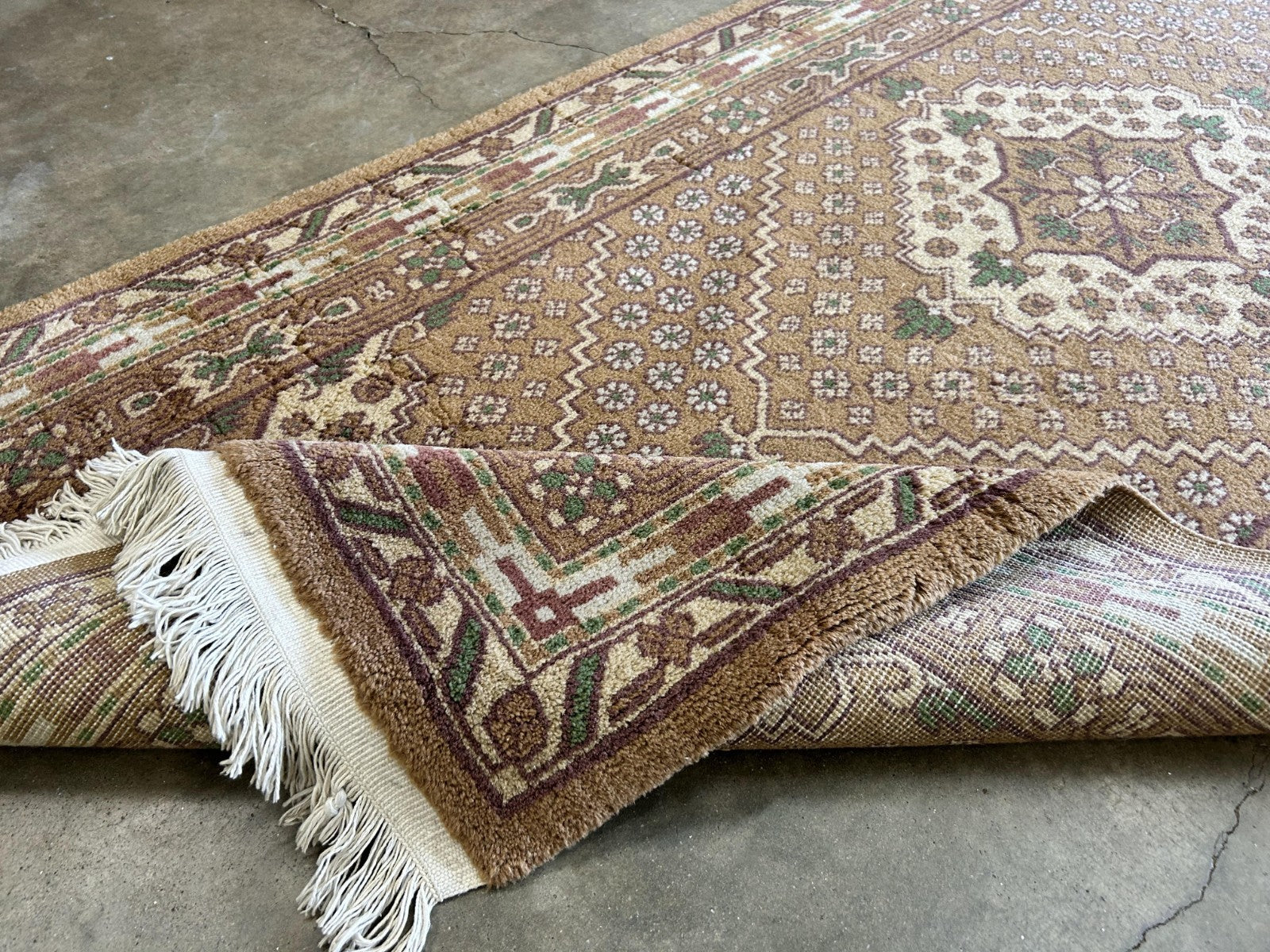 3'x6' Hand-Knotted 100% Wool Pile Oriental Area Rug - Carpet