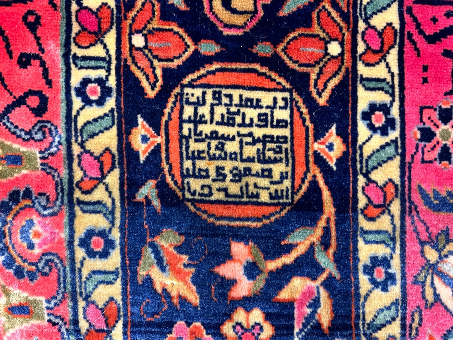 4'1"x6'10" Collector Antique Extra Fine Hand-Knotted 100% Wool Kashane Rug