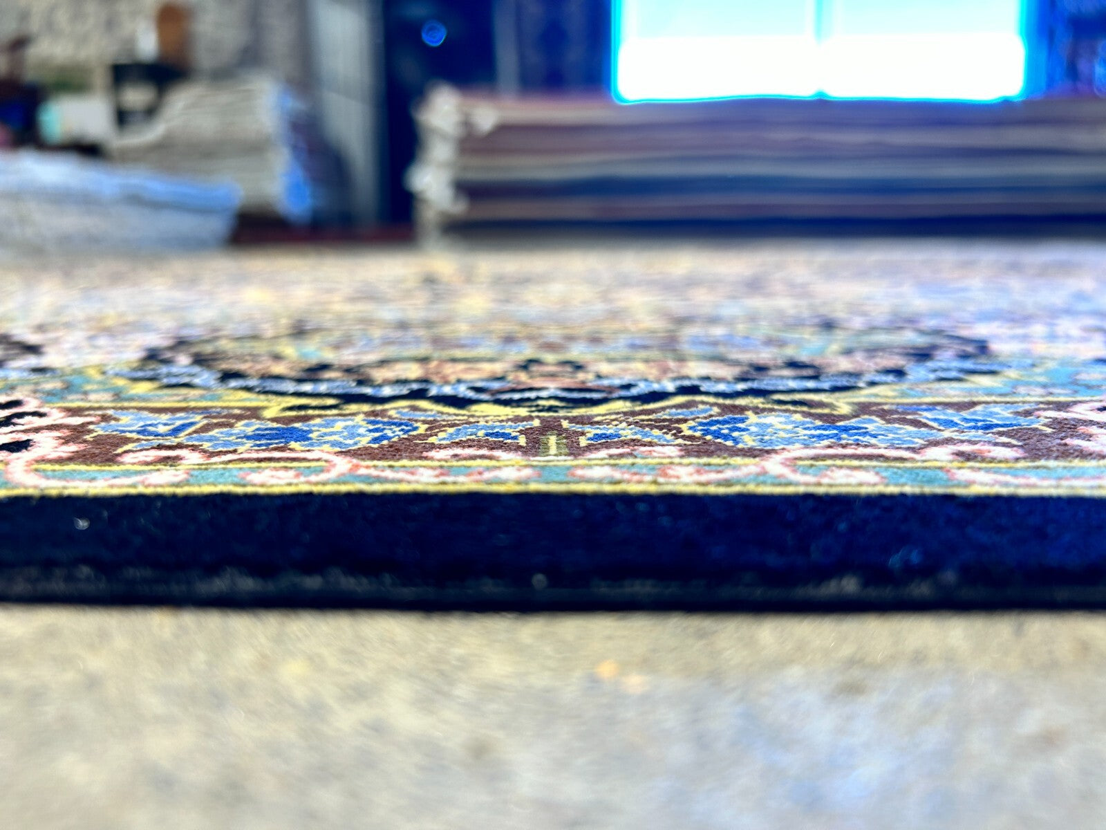 6'5"x9'10" Exquisite Hand-Knotted 100% Silk Qume Rug