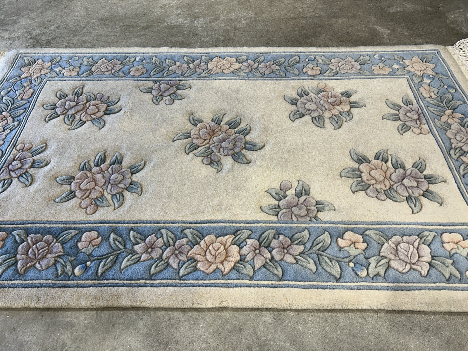 3’x5’ Hand-Knotted 100% Wool Pile Oriental Area Rug - Carpet