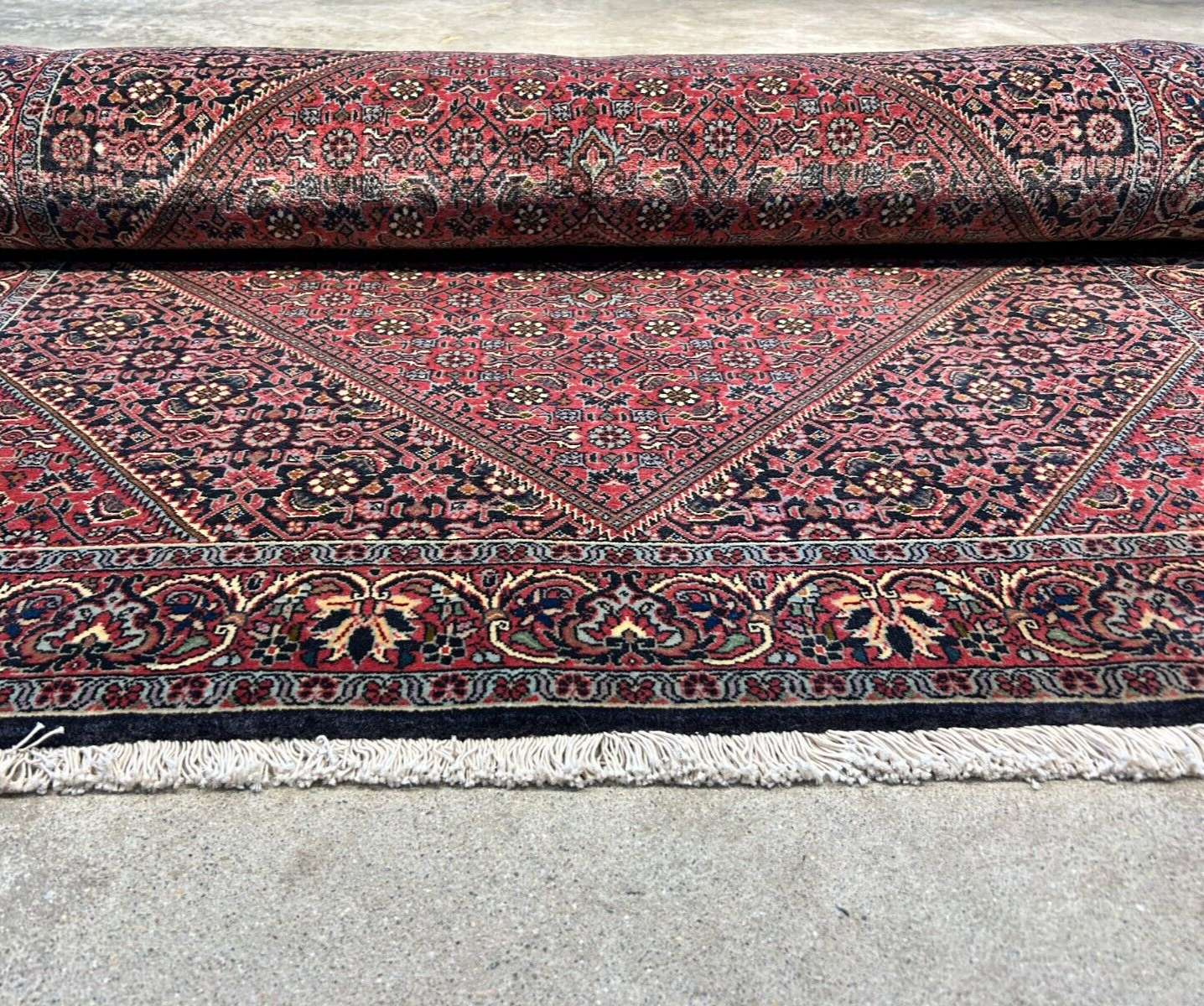 3'8"x5'10" Hand-Knotted 100% Wool Bidjare Carpet - Area Rug