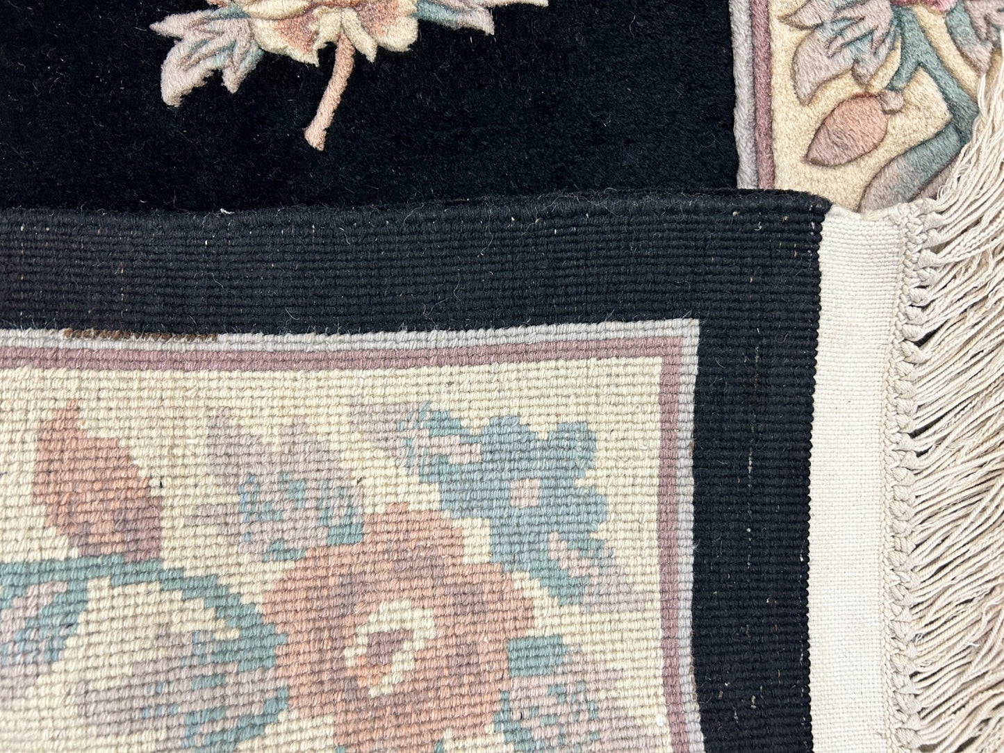 3'x5' Hand-Knotted 100% Wool Pile Art Deco Rug