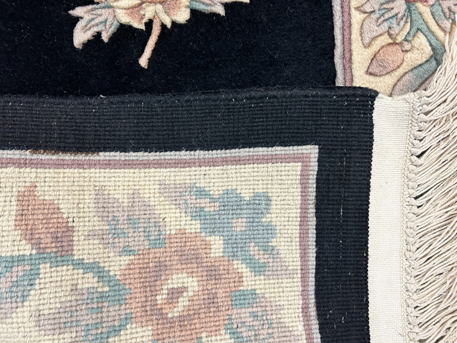 3'x5' Hand-Knotted 100% Wool Pile Art Deco Rug