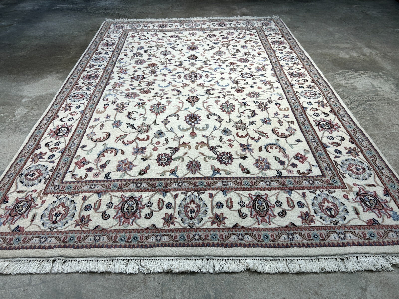 6'x9' Hand-Knotted 100% Wool Carpet - Kashane Design Area Rug