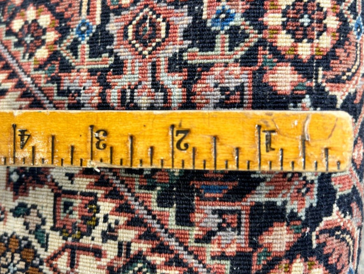 3'8"x5'6" Hand-Knotted 100% Wool Bidjare Carpet - Area Rug