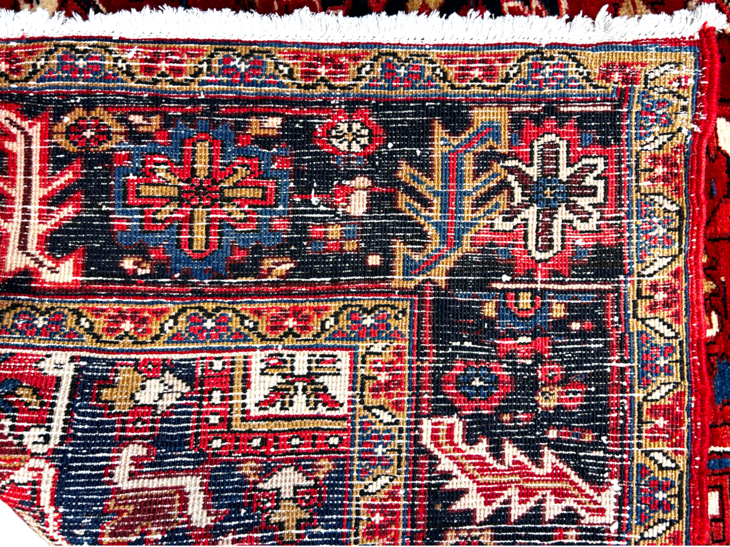 8'2" x 11'1'' Hand-Knotted 100% Wool Pile Herize Area Rug