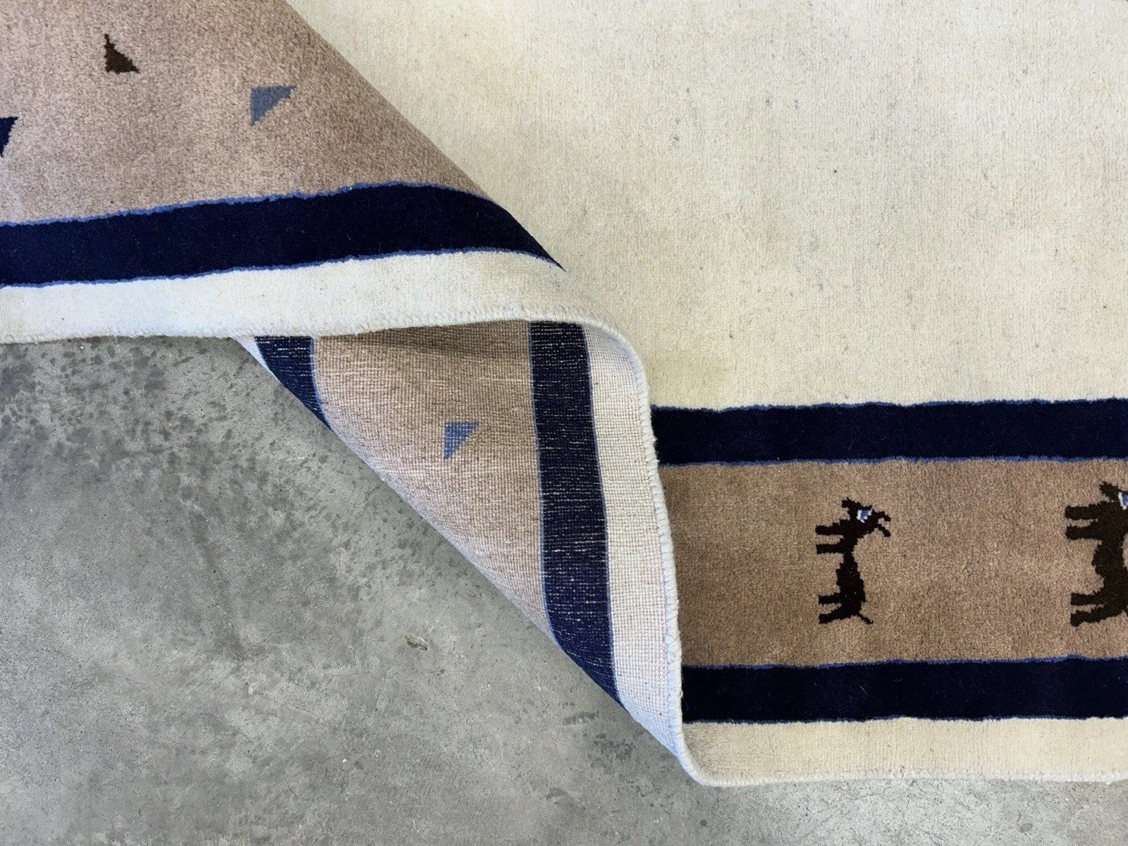 6’5”x9’6” Hand-Knotted 100% Wool Pile Oriental Area Rug - Carpet