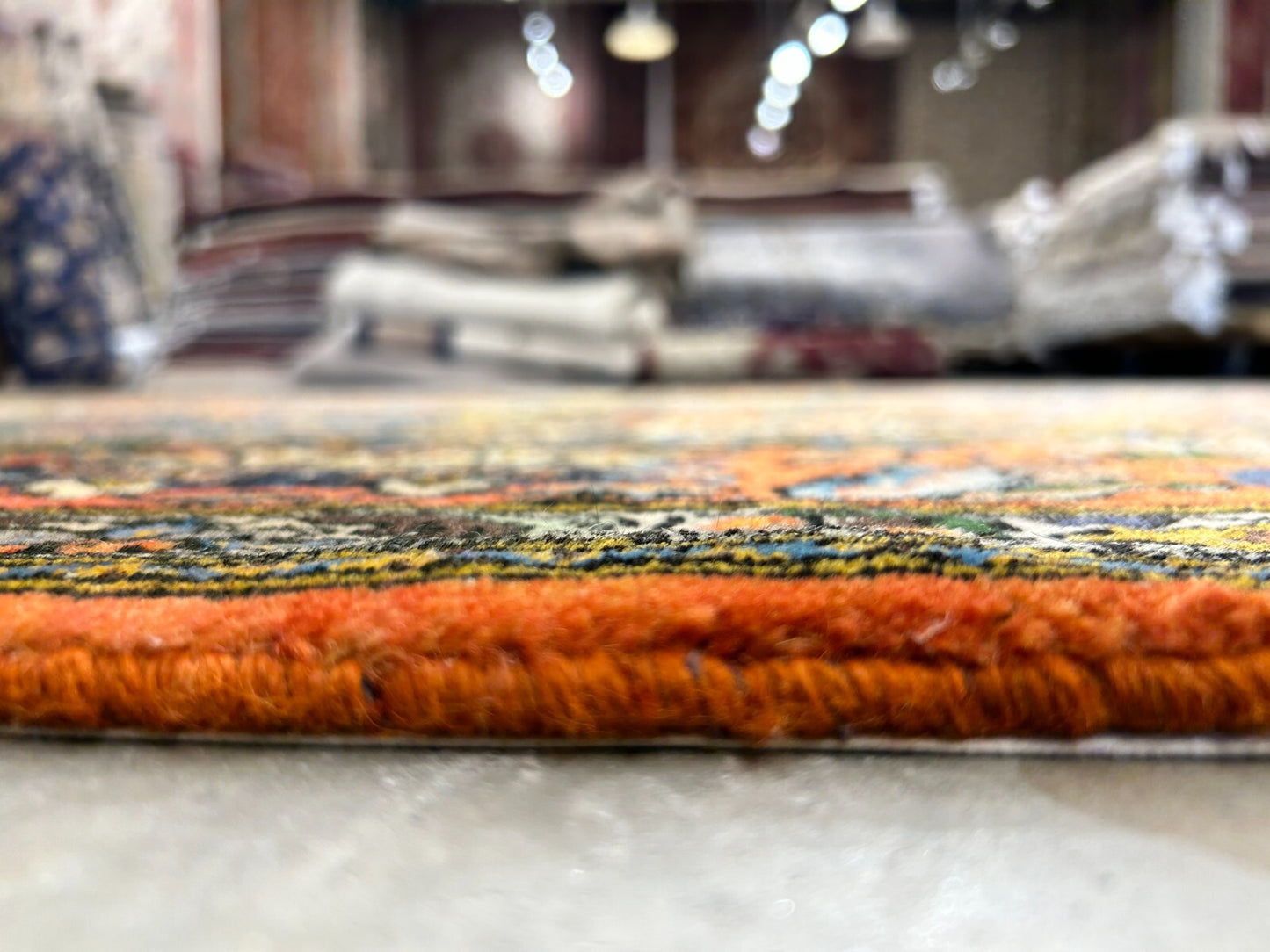 6'7"x10'5" Hand-Knotted 100% Lamb Wool Bakhtiarie Carpet - Area Rug