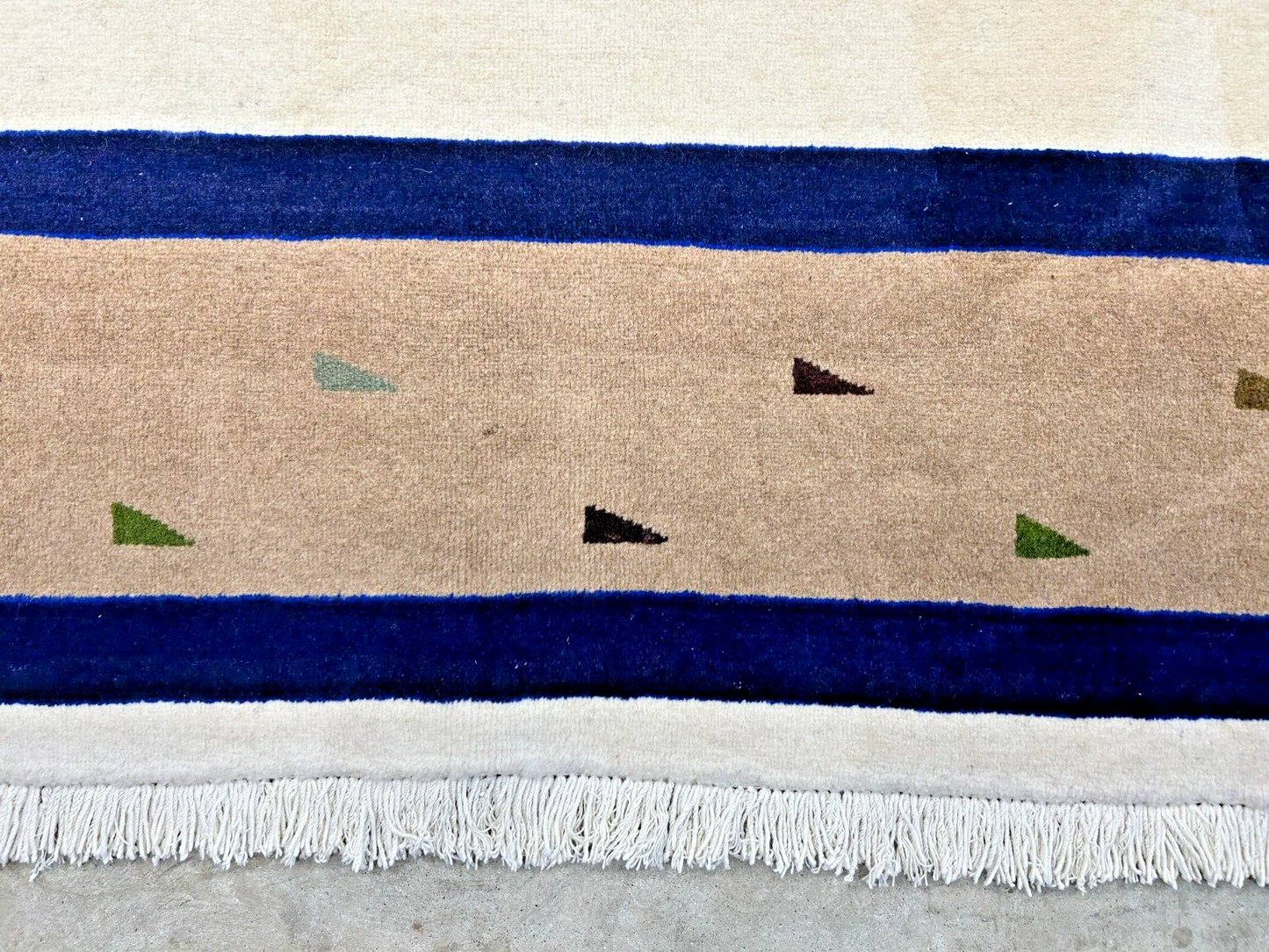 6'4"x9'9" Hand-Knotted 100% Wool Pile Gabeh Carpet - Area Rug