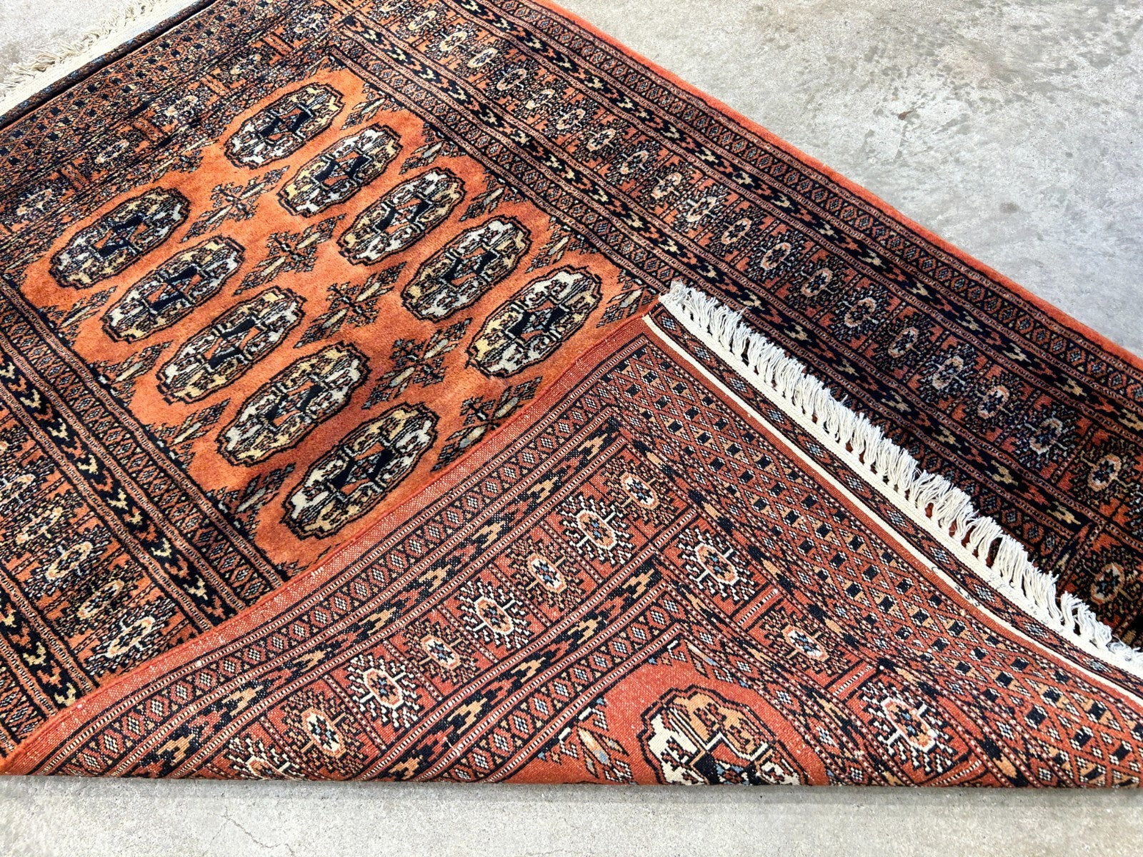 2'8"x3'11" Hand-Knotted 100% Wool Pile Bokhara Rug