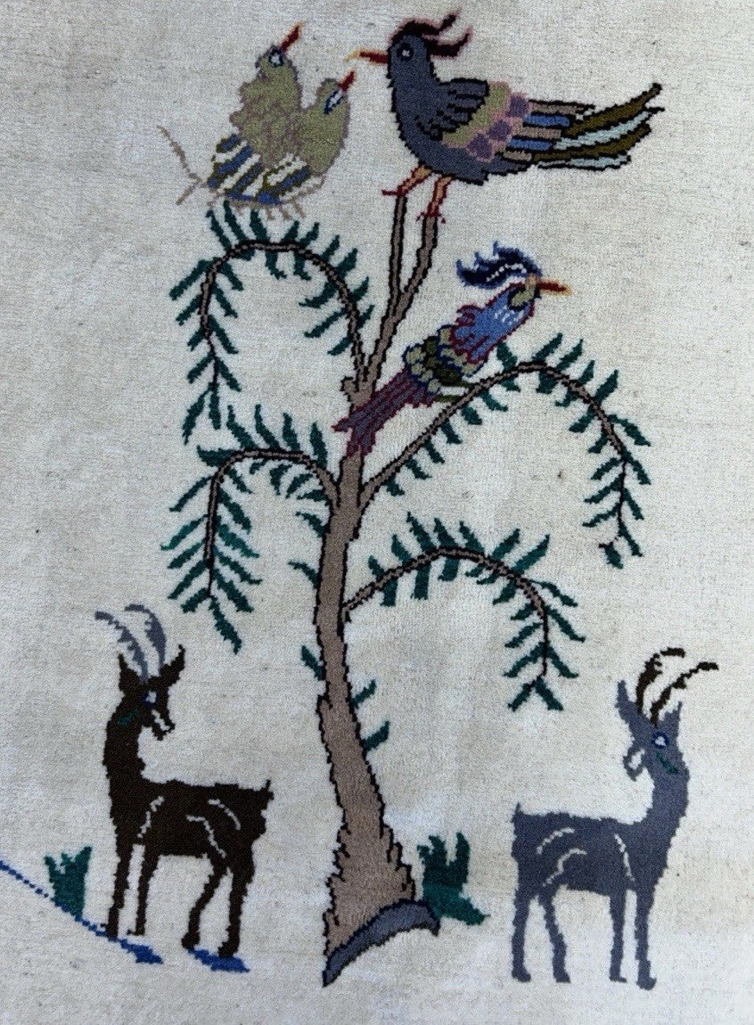 6’5”x9’6” Hand-Knotted 100% Wool Pile Oriental Area Rug - Carpet