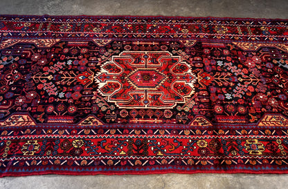 4'10" x 9'8" Hand-Knotted 100% Wool Carpet - Hamedane Area Rug