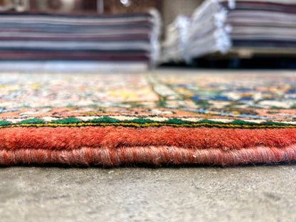 3'5"x5'2" Hand-Knotted 100% Lamb Wool Bakhtiarie Carpet - Area Rug