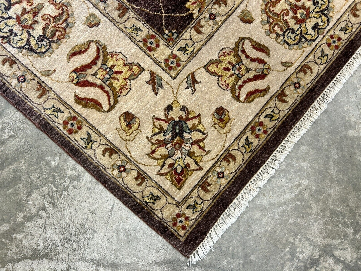 9'x12' Hand-Knotted 100% Wool Pile Lilian Design Carpet - Area Rug