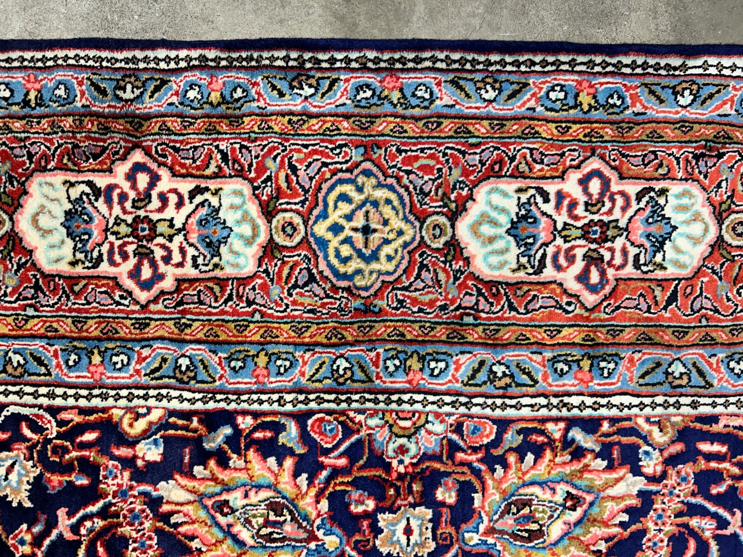 8'8"x12'6" Hand-Knotted 100% Wool Pile Kashmare Rug