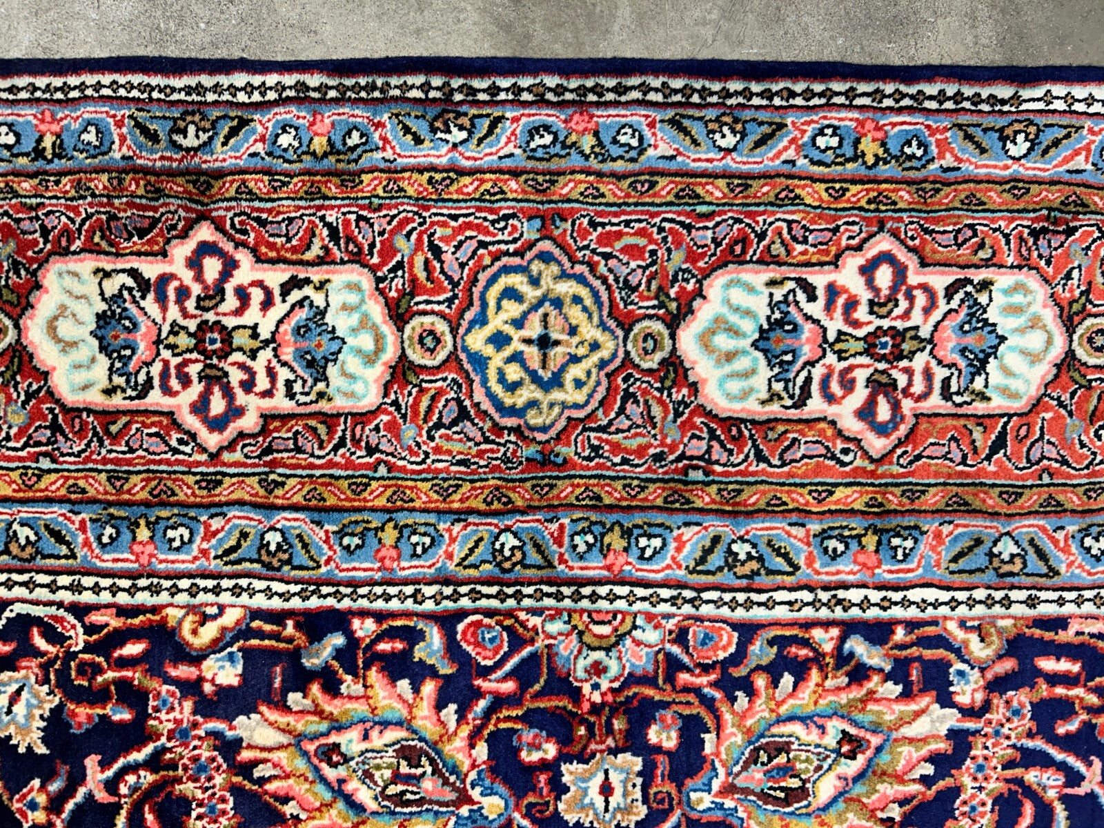 8'8"x12'6" Hand-Knotted 100% Wool Pile Kashmare Rug