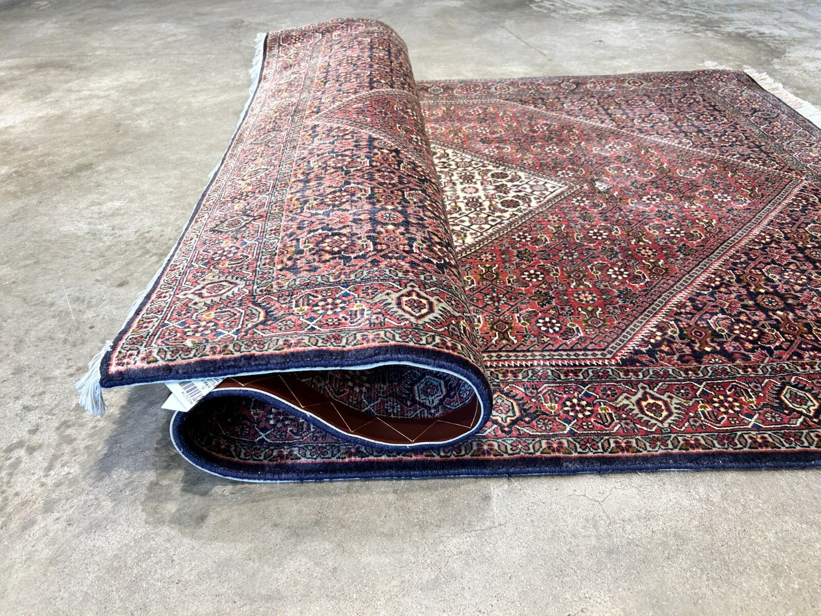 3'8"x5'10" Hand-Knotted 100% Wool Bidjare Carpet - Area Rug