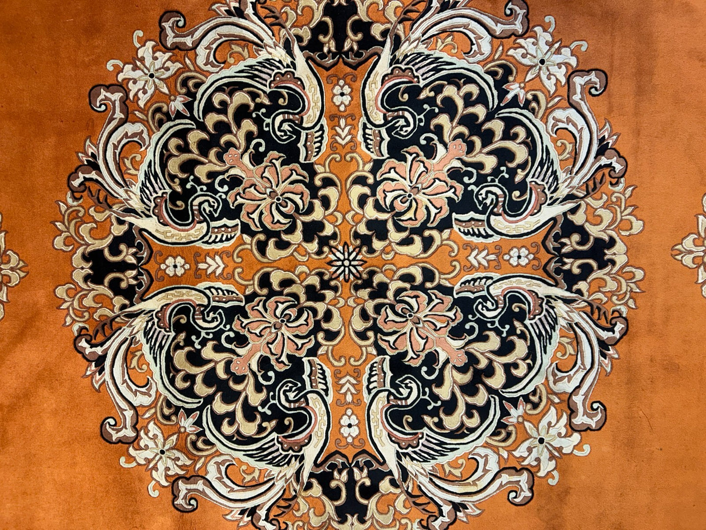 9'x12' Hand-Knotted 100% Wool Pile Oriental Rug