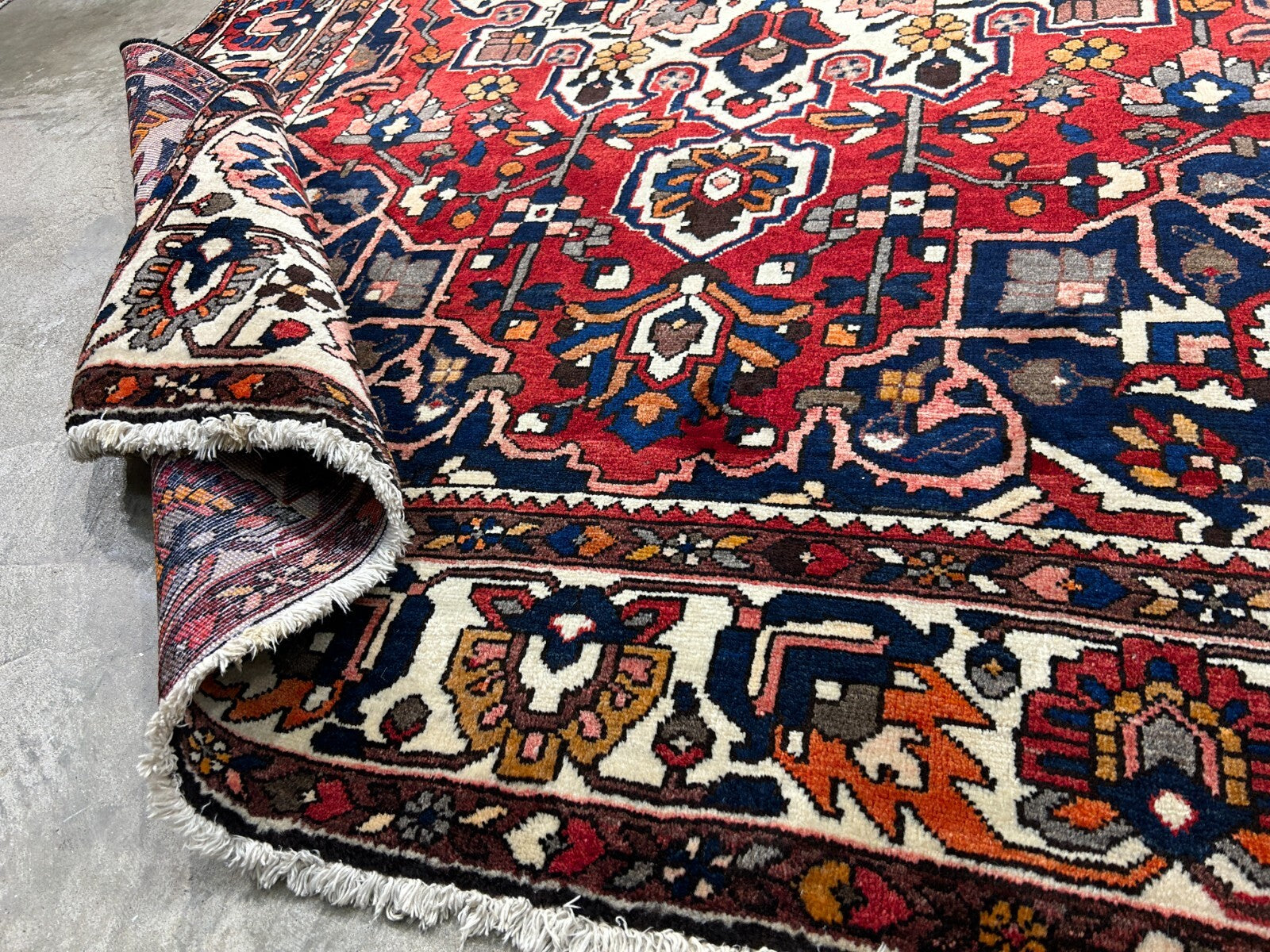 6'11"x10'4" Hand-Knotted 100% Wool Carpet - Bakhtiarie Area Rug