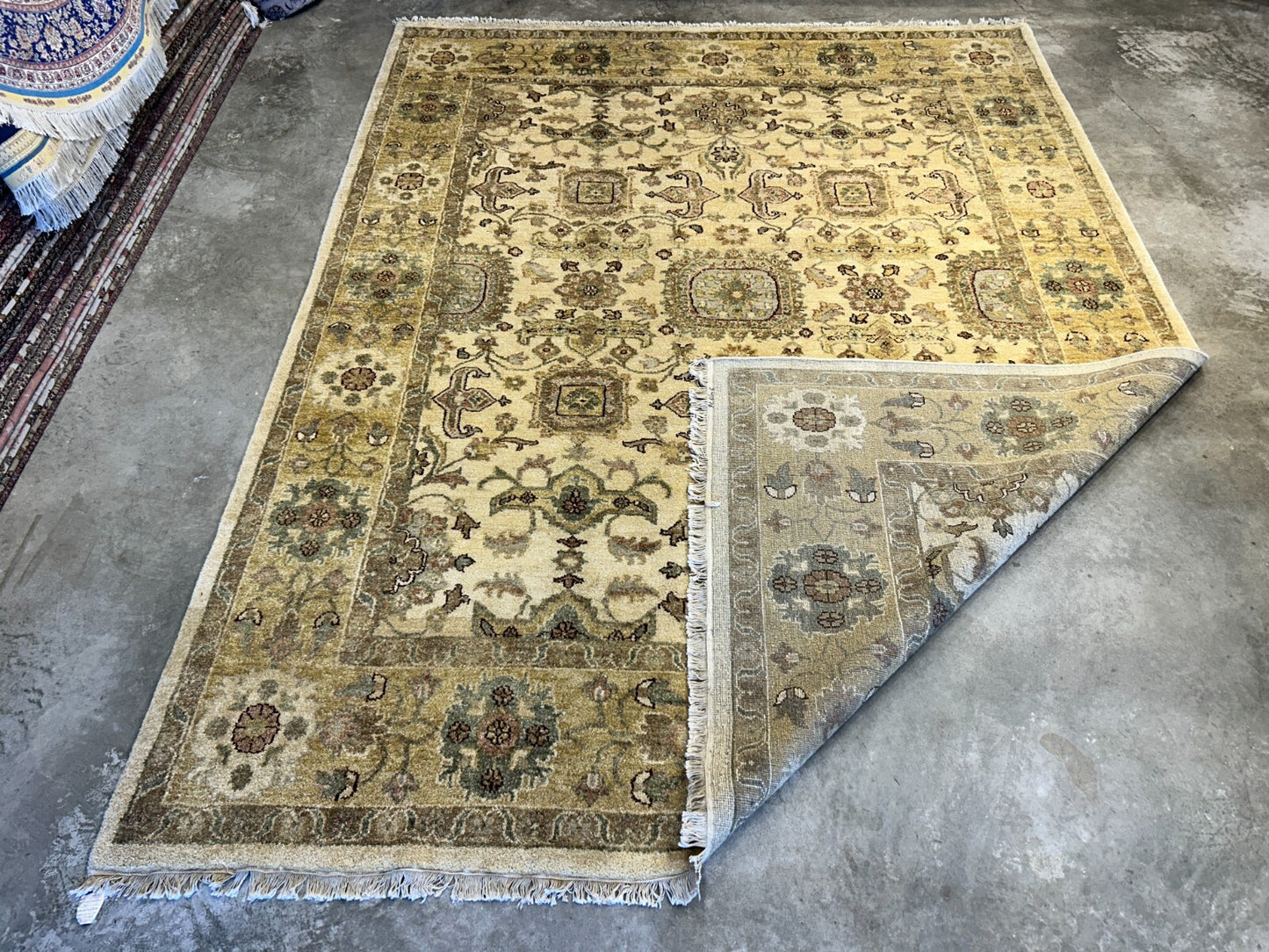 9'x12' Hand-Knotted 100% Wool Pile Oriental Rug
