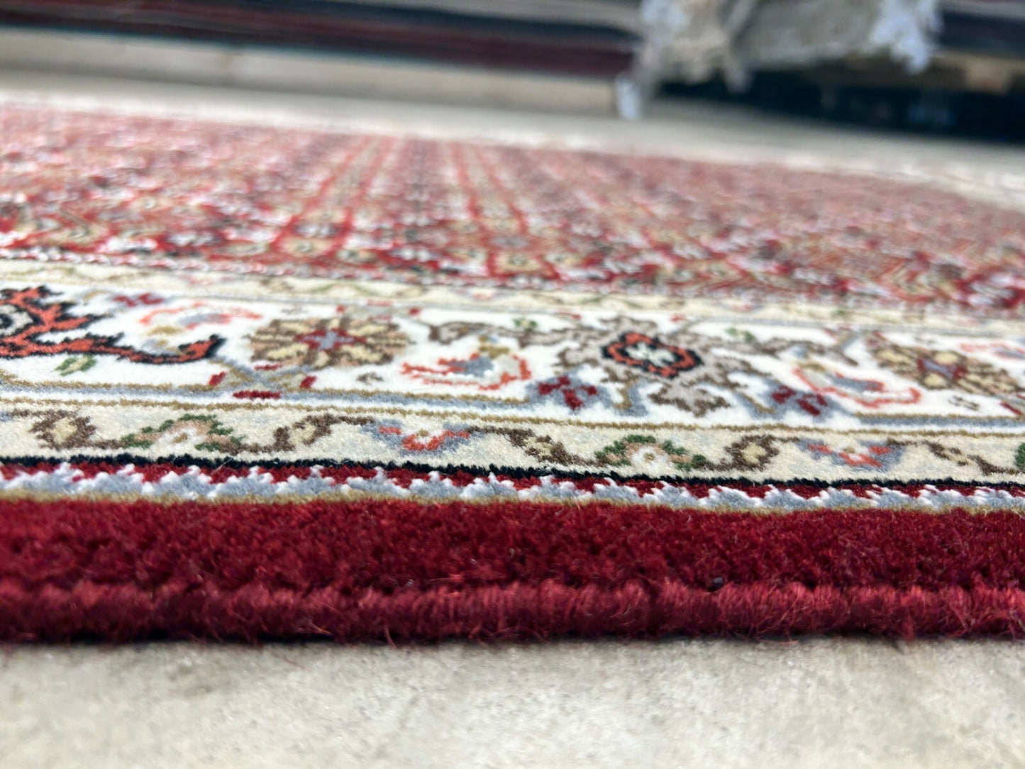 3'2"x5' Hand-Knotted Wool & Silk Tabrize Mahi Rug - Area Carpet