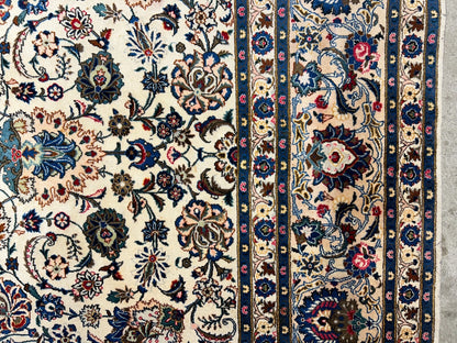 10'5"x13'8" Hand-Knotted 100% Wool Pile All-over Kashane Rug