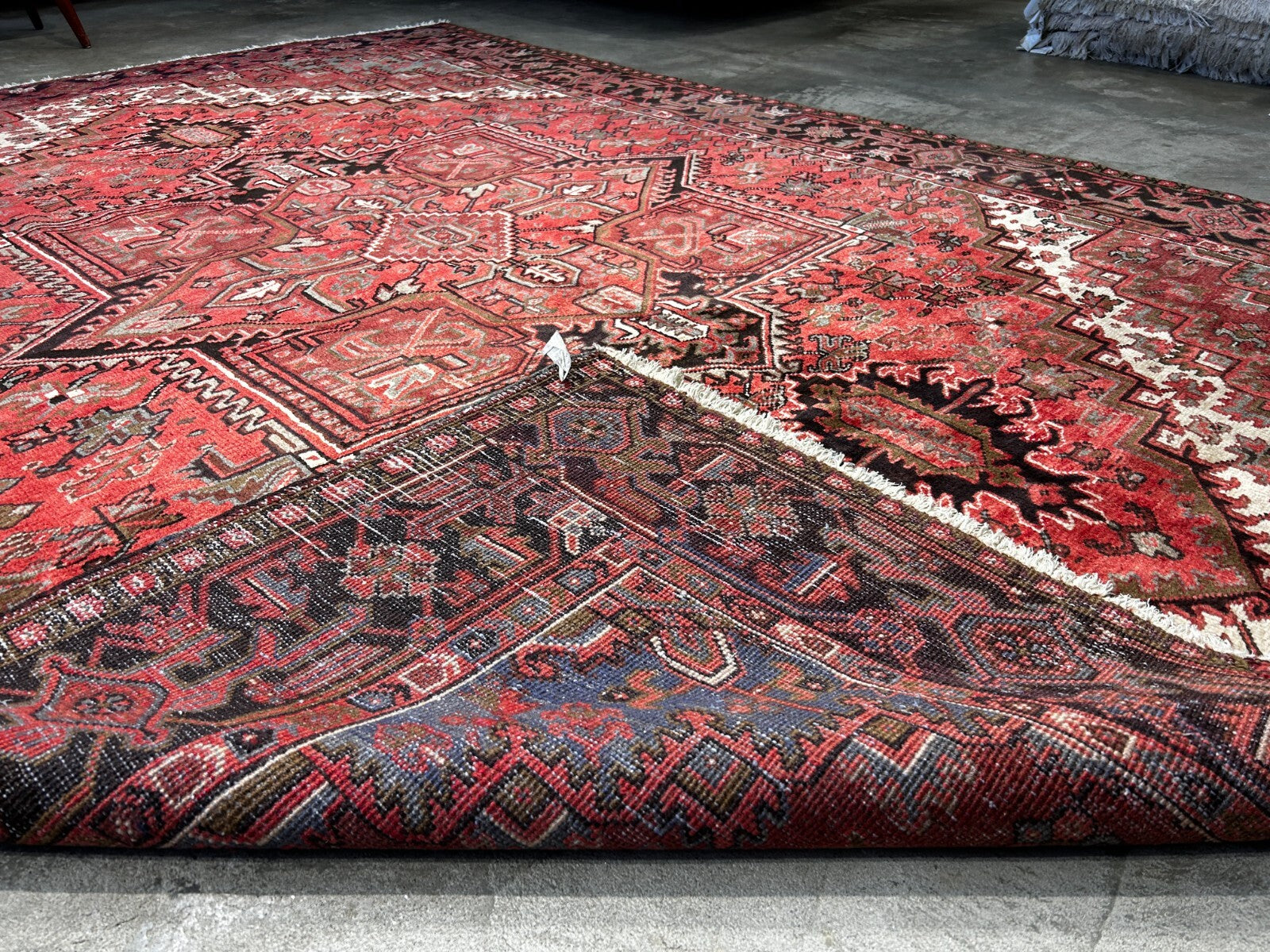 8'3" x 11'0" Hand-Knotted 100% Wool Pile Herize Area Rug - Area Carpet