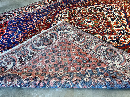 8'4"x11'6" Hand-Knotted 100% Wool Pile Bakhtiarie Rug