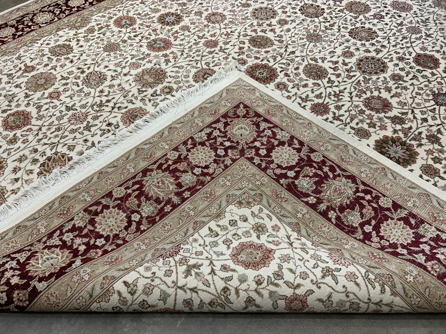 9'x12' Very Fine Hand-Knotted 100% Lamb Wool Pile PakPersian Rug