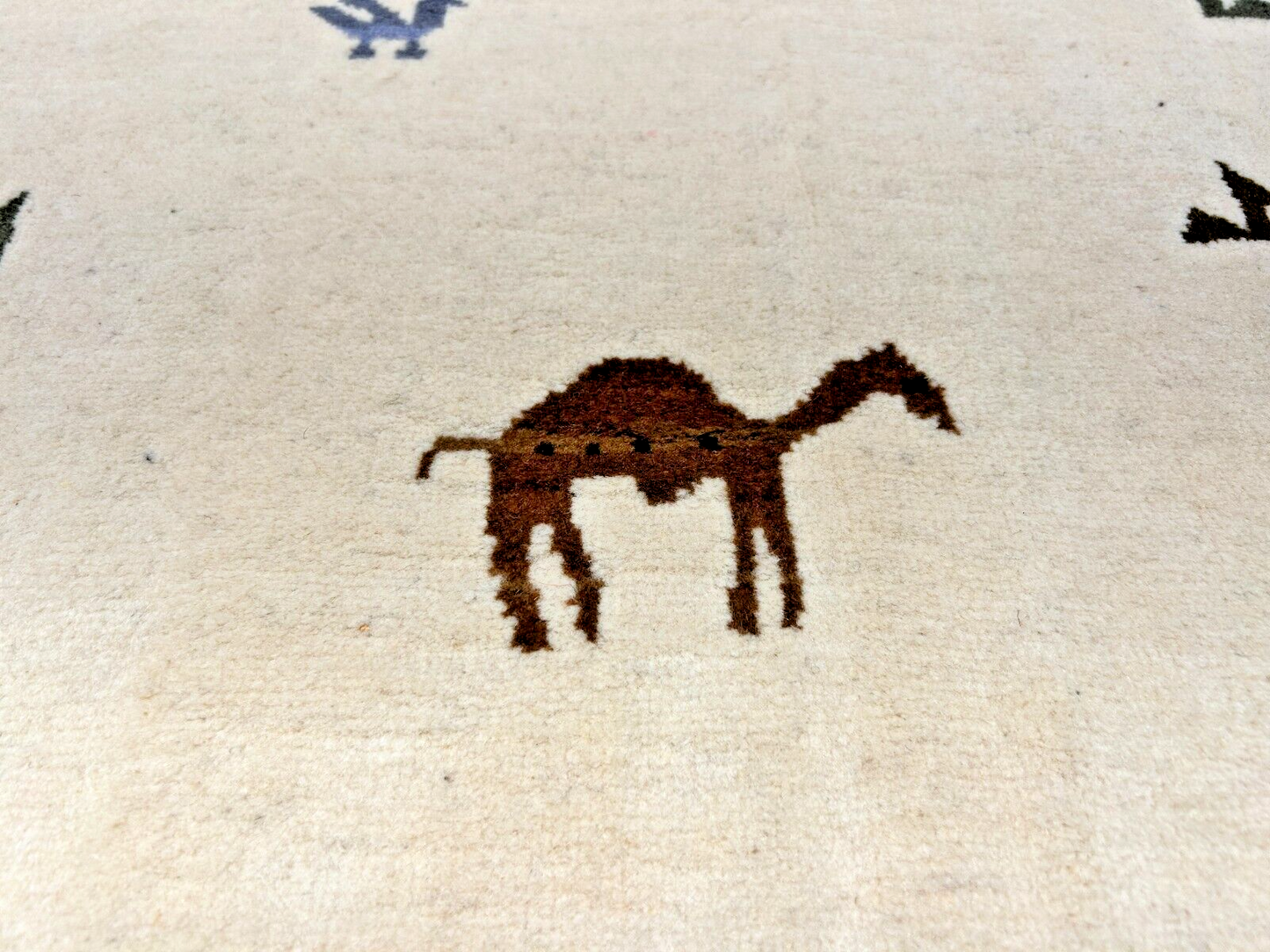 6'4"x9'9" Hand-Knotted 100% Wool Pile Gabeh Carpet - Area Rug