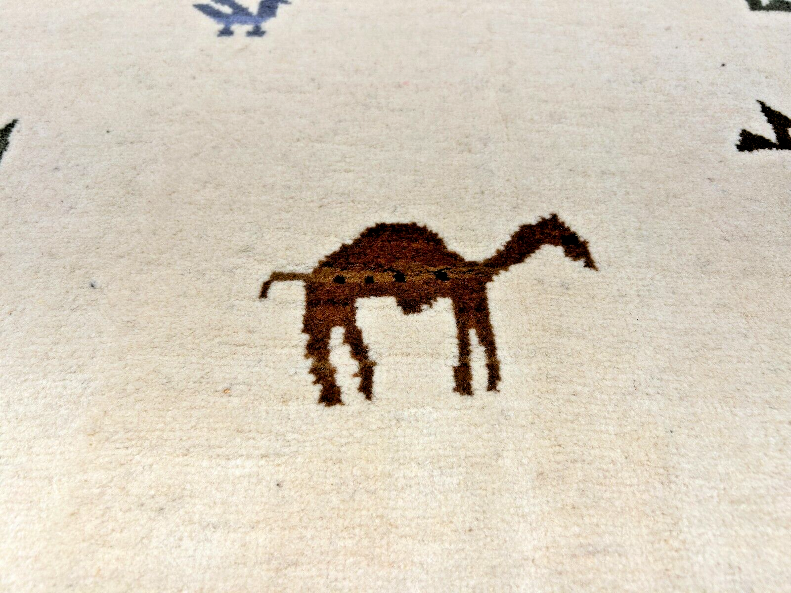 6'4"x9'9" Hand-Knotted 100% Wool Pile Gabeh Carpet - Area Rug