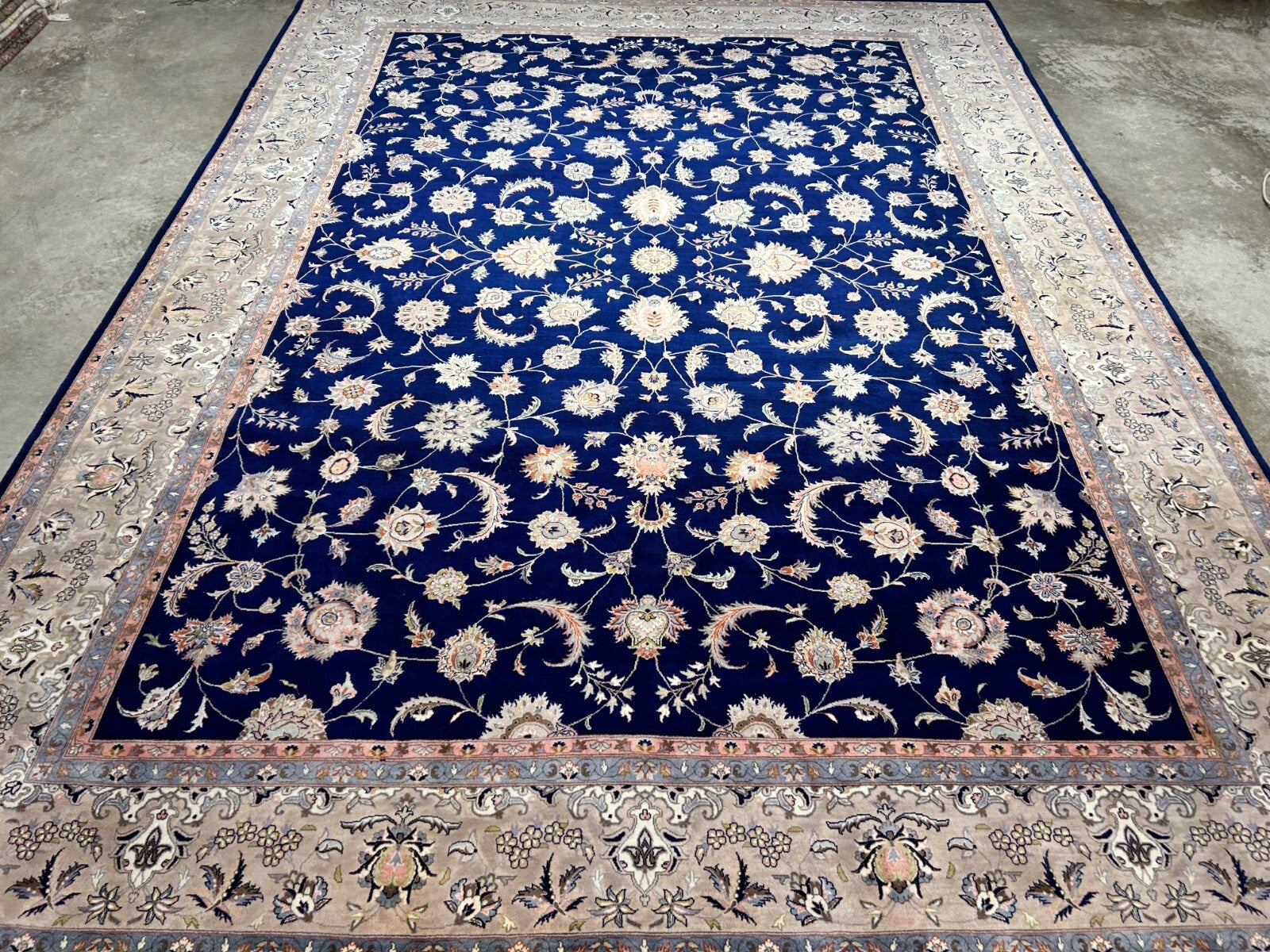 9'x12'3" Hand-Knotted 100% Lamb Wool Sinopersian Rug