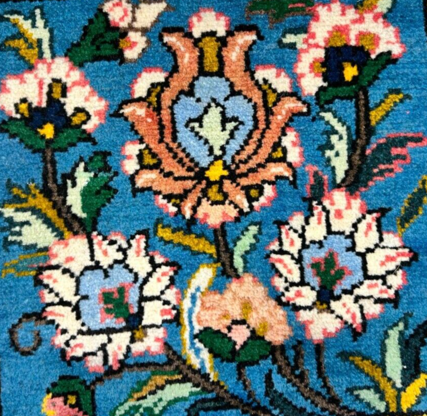 3'5"x5'2" Hand-Knotted 100% Lamb Wool Bakhtiarie Carpet - Area Rug