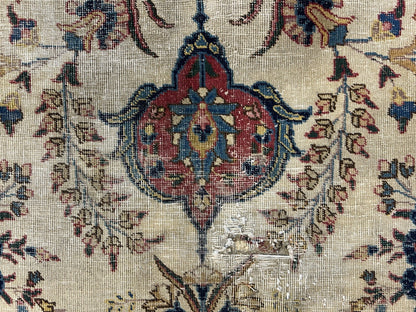 7’8”x10’8” Antique Hand-Knotted 100% Wool Pile Tabrize Area Rug - Carpet