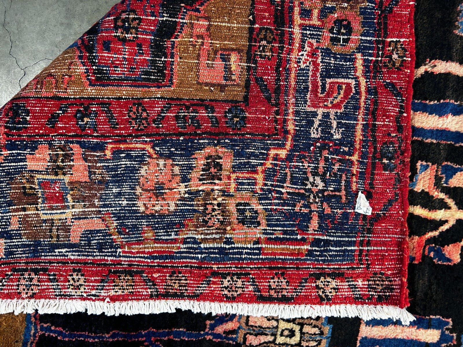 5'4" x 10'7" Hand-Knotted 100% Wool Pile Nahavande Area Rug - Carpet